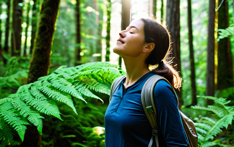 숲 테라피와 생명 존중의 가치 - Mindful Forest Immersion**

A woman in comfortable hiking clothes, fully clothed and wearing appropr...