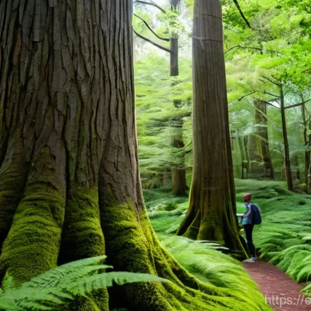 숲 테라피의 종합적 접근법 - Mindful Forest Bathing: Sensory Immersion**

A serene, mid-shot image of a person (gender-neutral, a...